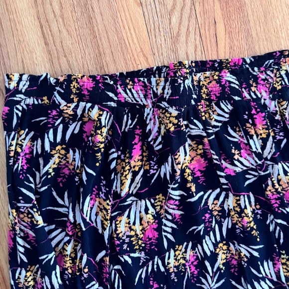 Joe Fresh Black Tropical Print Maxi Skirt - Picture 3 of 4